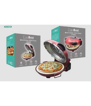 Macchina Per Pizza Elettrico 1200watt Fornetto Doppio Riscaldamento Casa Tx-9569         