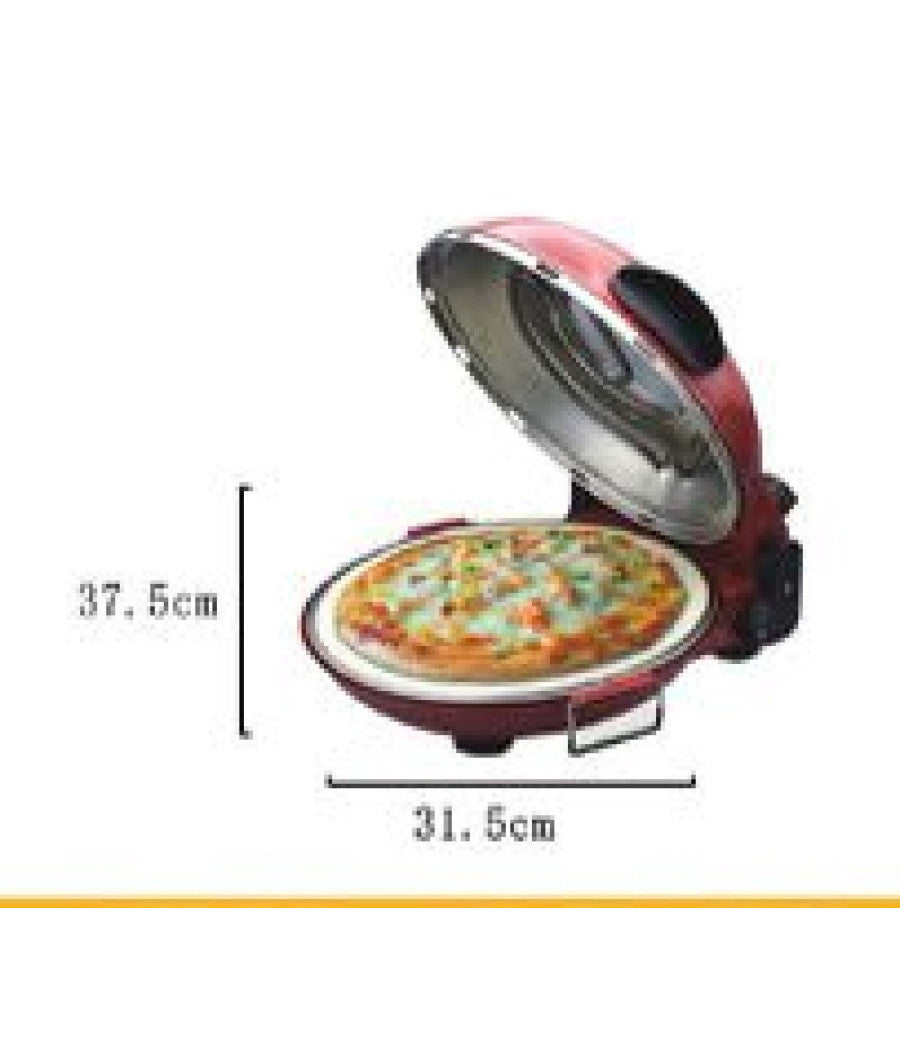Macchina Per Pizza Elettrico 1200watt Fornetto Doppio Riscaldamento Casa Tx-9569         