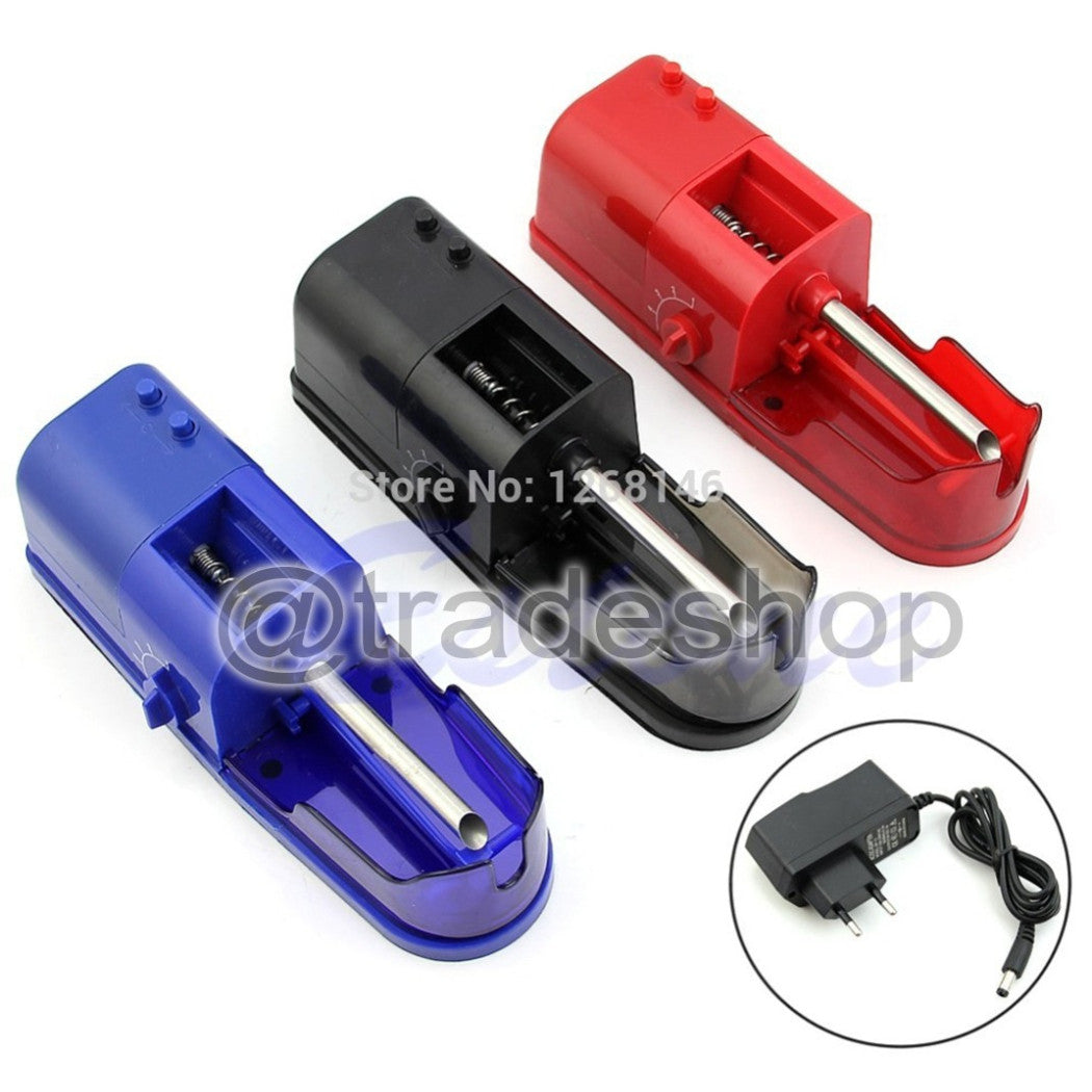 Trade Shop - Macchina Per Sigarette Elettrica Macchinetta Automatica Rulla Riempe Cartine -