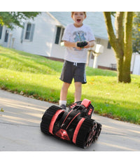 Macchina Radiocomandata 5 Ruote Rotazione 360° Auto Giocattolo Con Luci         