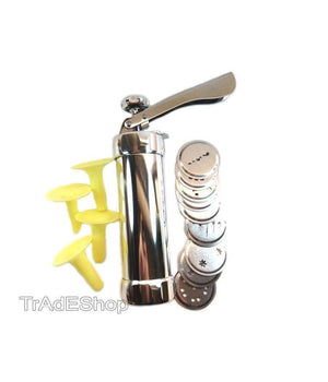 Macchina Siringa Per Biscotti Dolci Fatti In Casa Cucina Cake Design + Formine         