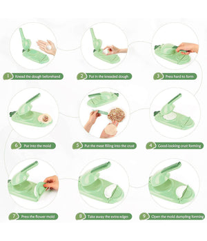 Macchina Stampo Per Gnocchi E Ravioli Pressa Per Pasta Utensile Da Cucina 2in1         