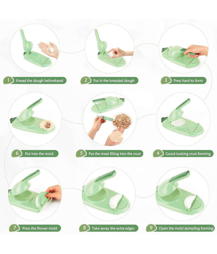 Macchina Stampo Per Gnocchi E Ravioli Pressa Per Pasta Utensile Da Cucina 2in1         