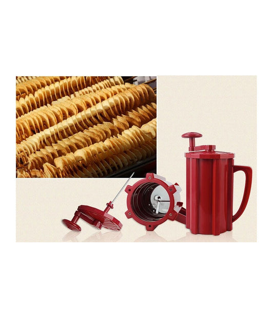 Macchina Taglia Patate A Spirale Taglierina Multifunzione Per Frutta Verdura         