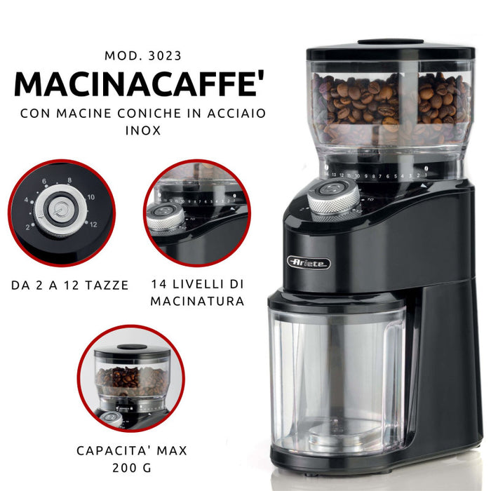 Macina caffè 3023 - Nero