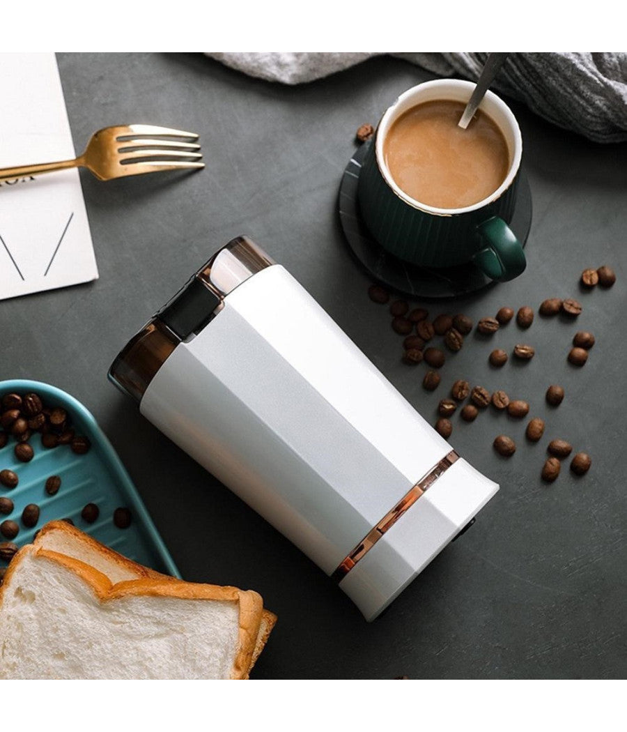 Macina Caffè Spezie Pepe Noci Frutta Elettrico 150w Capacità  50g Q-ym188 Macinino         