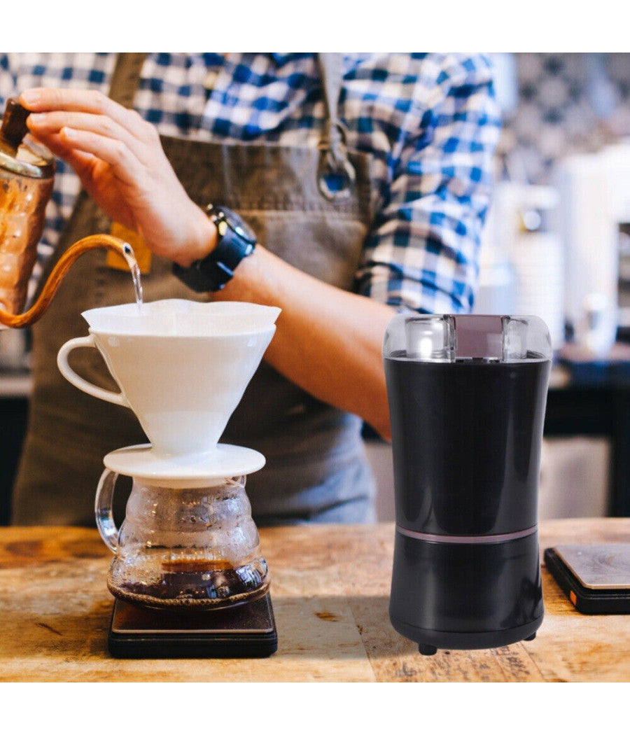 Macina Caffè Spezie Pepe Noci Frutta Elettrico 150w Capacità  50g Q-ym188 Macinino         