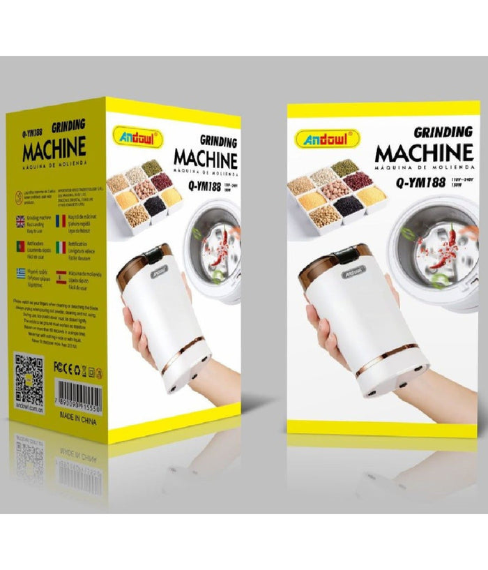 Macina Caffè Spezie Pepe Noci Frutta Elettrico 150w Capacità  50g Q-ym188 Macinino         