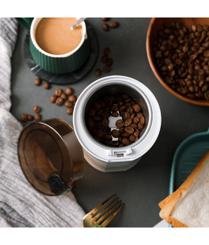 Macina Caffè Spezie Pepe Noci Frutta Elettrico 150w Capacità  50g Q-ym188 Macinino         