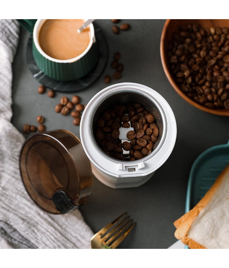 Macina Caffè Spezie Pepe Noci Frutta Elettrico 150w Capacità  50g Q-ym188 Macinino         