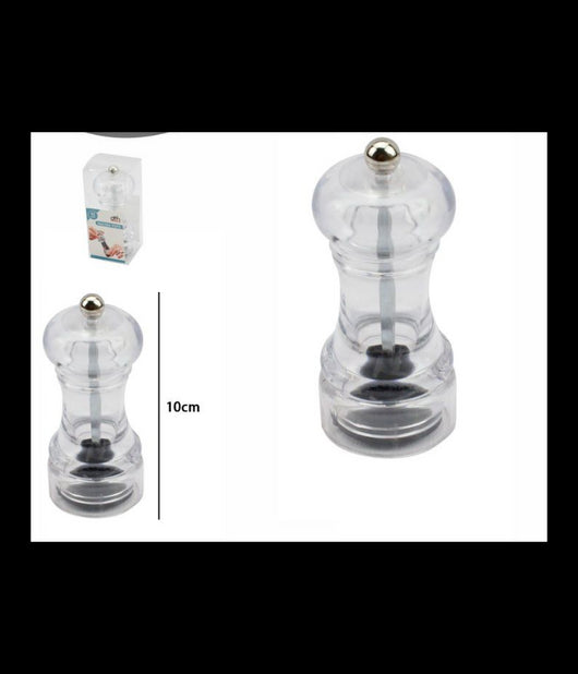 Macina Sale Pepe Grosso Macinatore Trasparente Macinina Trita Sminuzza Cucina         