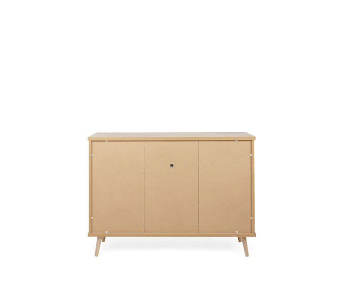 Madia Rosvik con 3 vani e 2 cassetti Grigio Seta, Grigio Perla e Antracite, ZFREK51