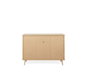 Madia Rosvik con 3 vani e 2 cassetti Grigio Seta, Grigio Perla e Antracite, ZFREK51