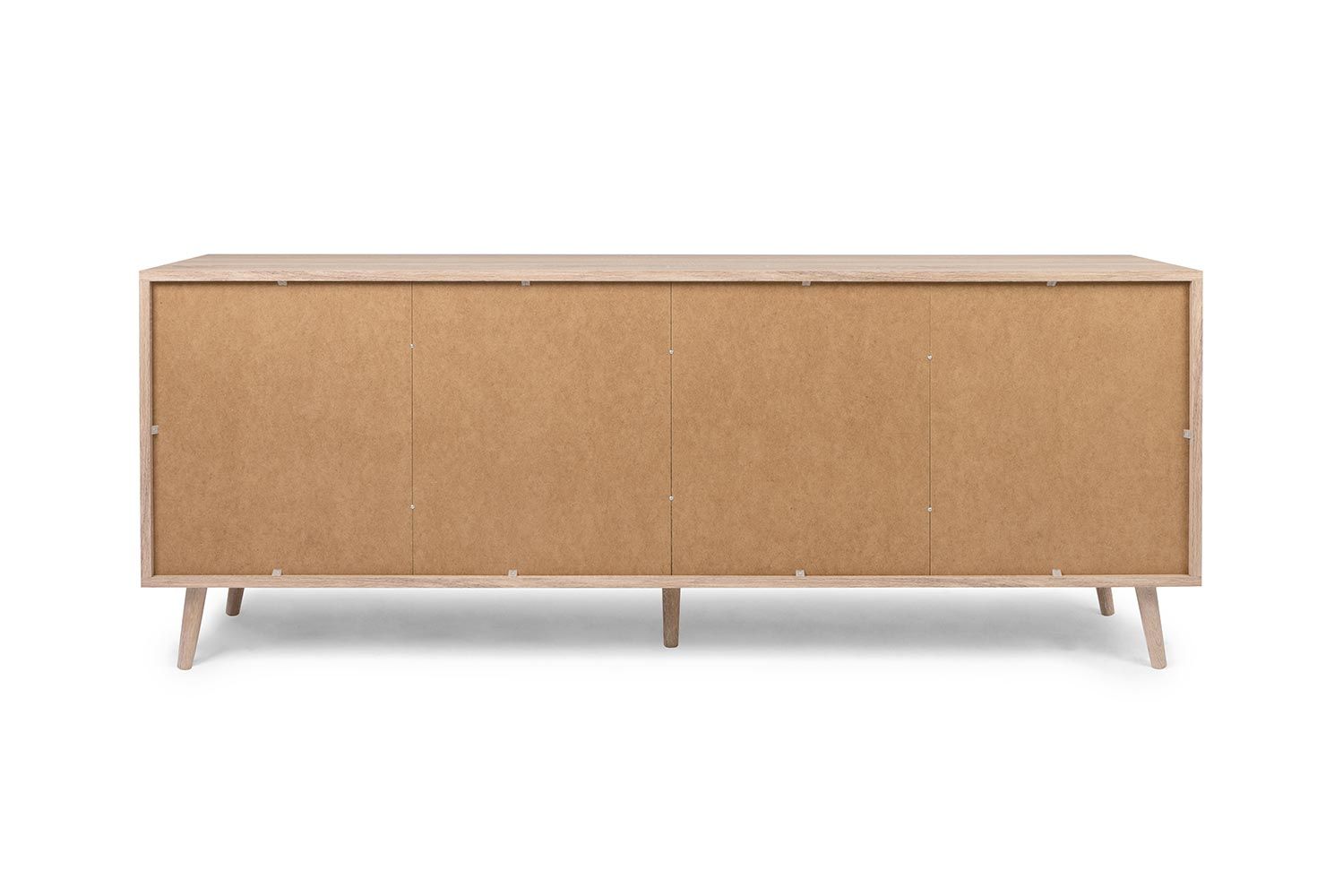 Madia Kara con 4 ante e 2 cassetti in finitura Quercia e Rafia ZFRBALI51B