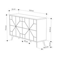 Madia 4 ante Dune colore rovere