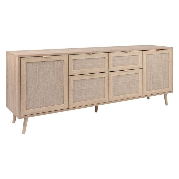 Madia 4 ante e due cassetti effetto vimini Bali 51B