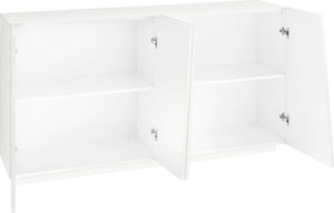 Madia credenza piccola, 4 ante bianco lucido, ZTCVG20374560