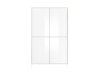 Madia alta per cucina 4 ante in finitura Bianco Lucido, ZLCCYBILL5