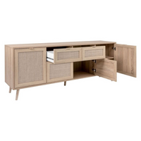 Madia Bali 51B 4 ante e due cassetti effetto vimini