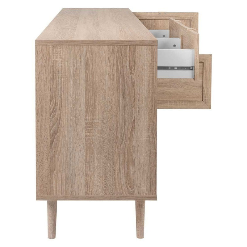 Madia Bali 51B 4 ante e due cassetti effetto vimini