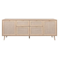 Madia Bali 51B 4 ante e due cassetti effetto vimini