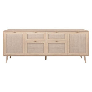 Madia Bali 51B 4 ante e due cassetti effetto vimini