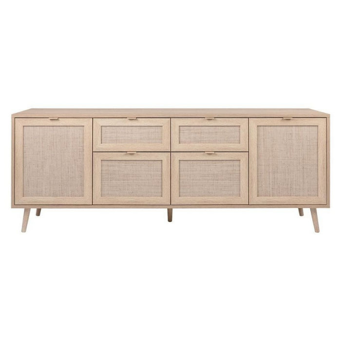 Madia Bali 51B 4 ante e due cassetti effetto vimini