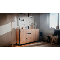 Madia Denver 3 160x40x88H quercia antracite