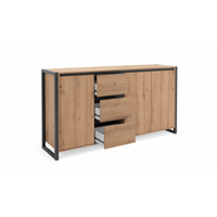 Madia Denver 3 160x40x88H quercia antracite