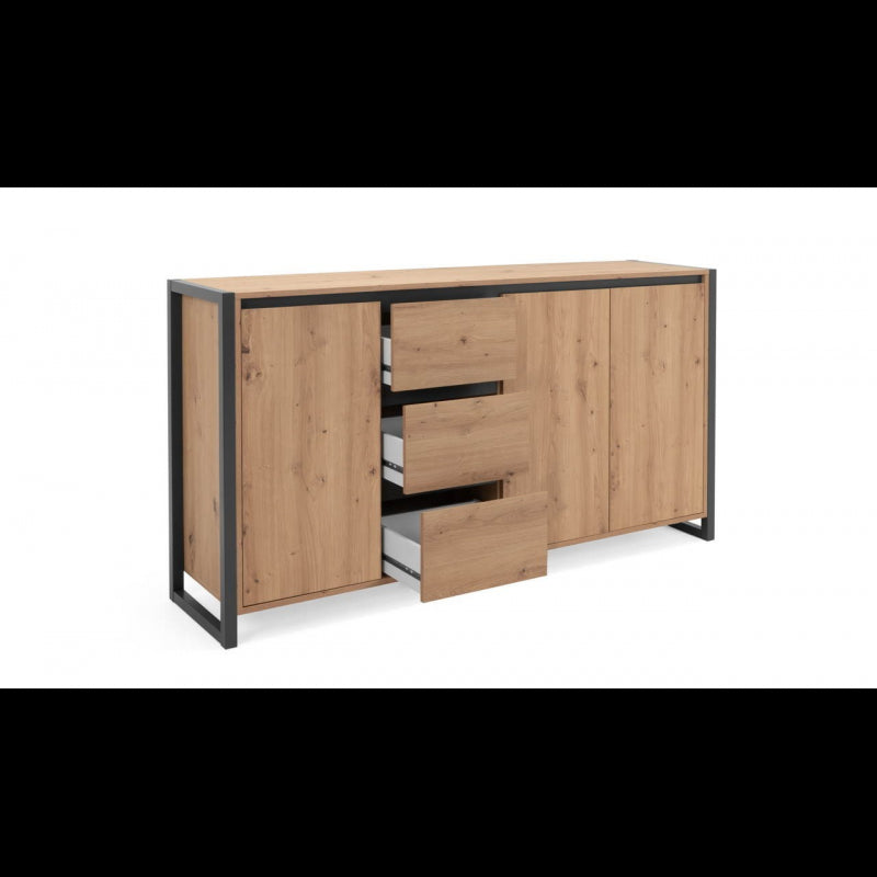 Madia Denver 3 160x40x88H quercia antracite