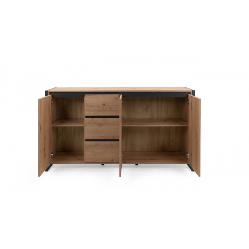 Madia Denver 3 160x40x88H quercia antracite