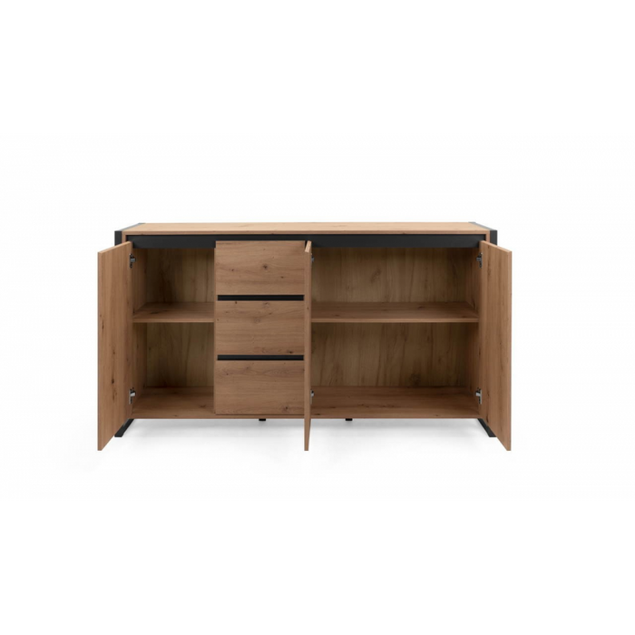 Madia Denver 3 160x40x88H quercia antracite