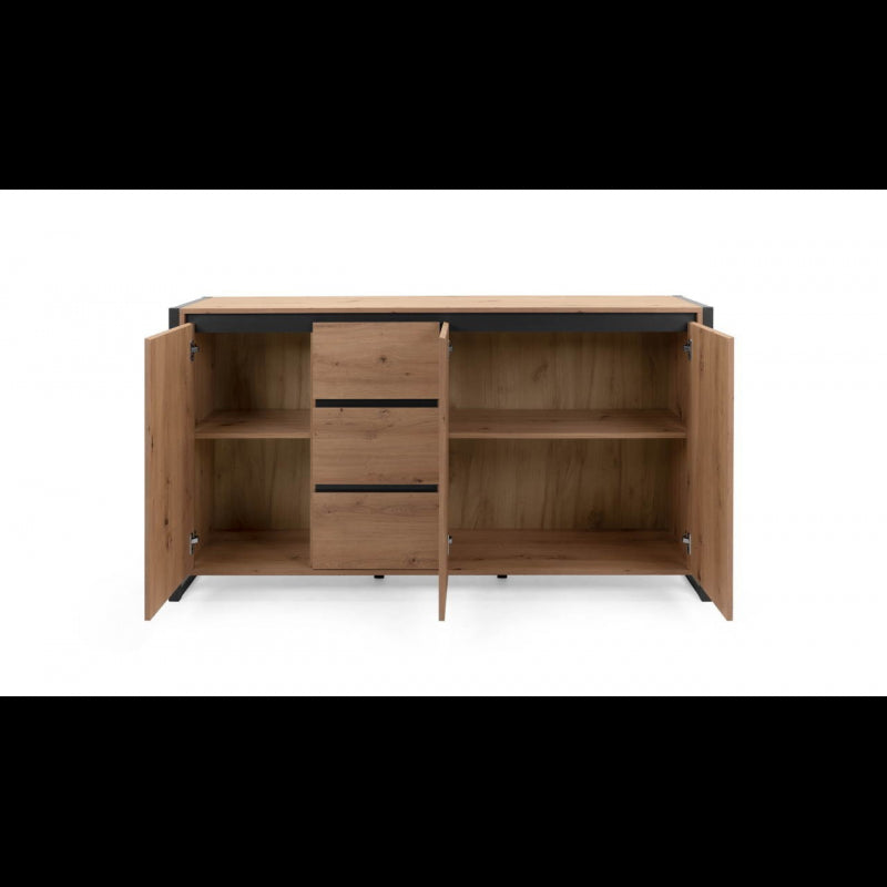 Madia Denver 3 160x40x88H quercia antracite