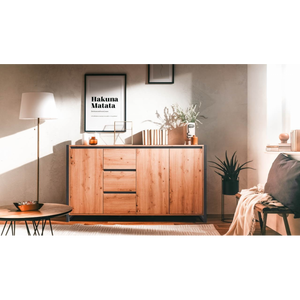 Madia Denver 3 160x40x88H quercia antracite