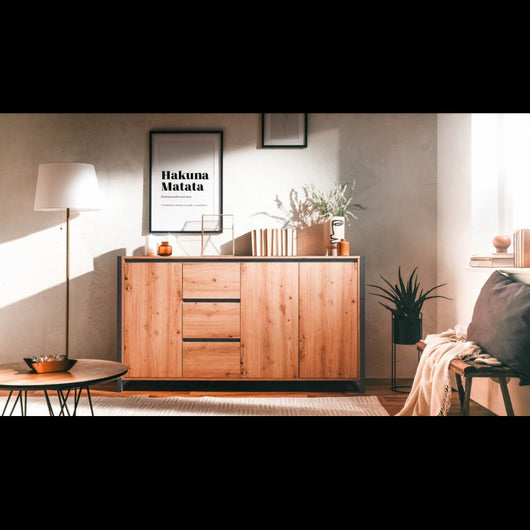 Madia Denver 3 160x40x88H quercia antracite