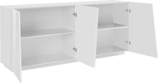 Madia credenza 4 ante bianco lucido, ZTCVG44594728