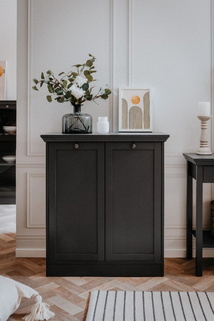 Credenza multiuso 2 ante in finitura Grigio antracite, ZFRVR2