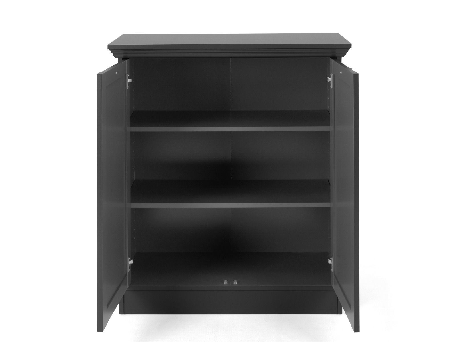 Credenza multiuso 2 ante in finitura Grigio antracite, ZFRVR2