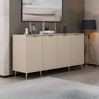 Madia Kale 4 ante cashmere effetto cannettato 180x45x90H : Eleganza e Funzionalità