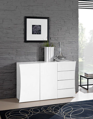 Madia, comò a 4 cassetti e 2 ante curve, linea arco, ZTC17611927