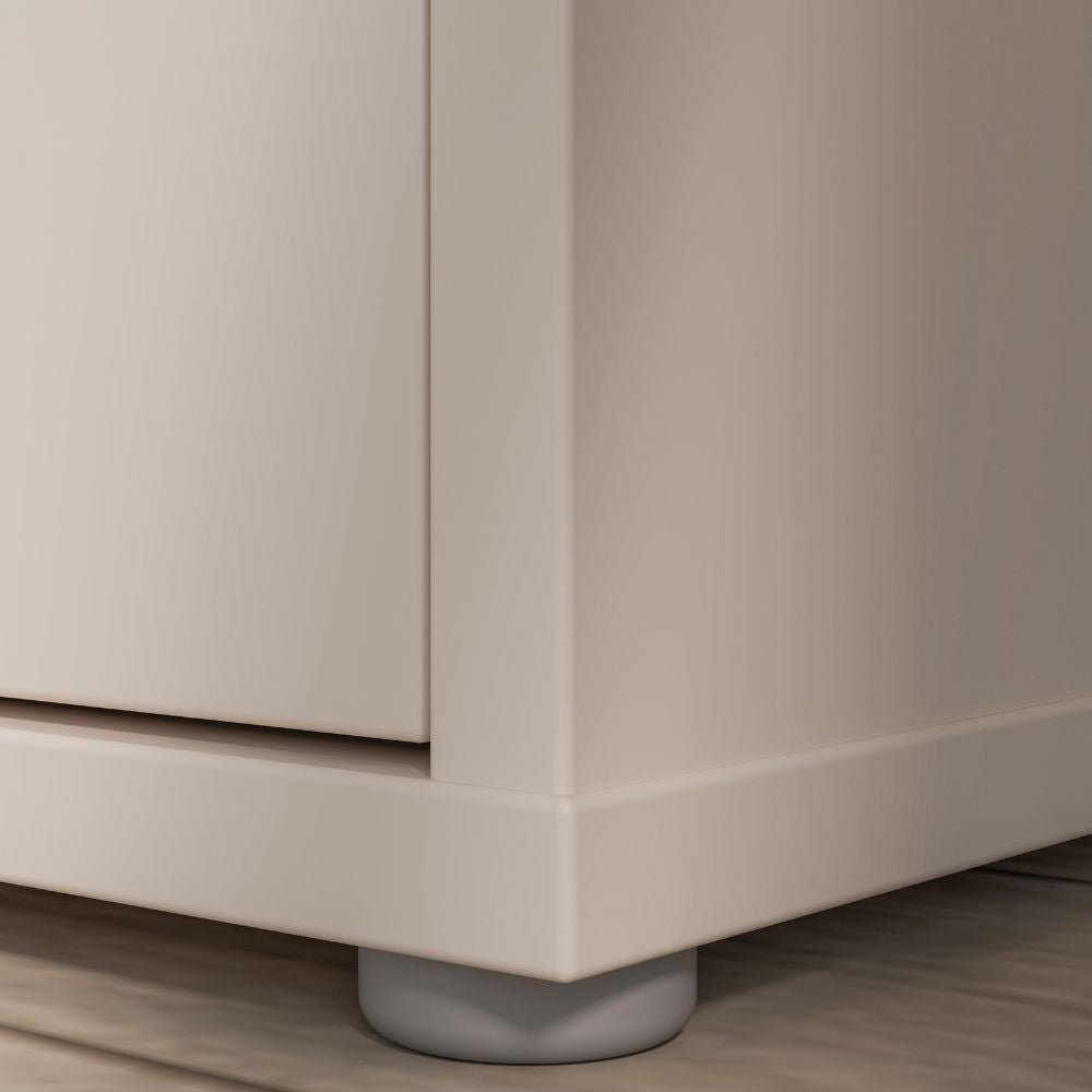 Madia Medea con 4 cassetti e 2 ante cashmere 144x35x99 – Stile e funzionalità