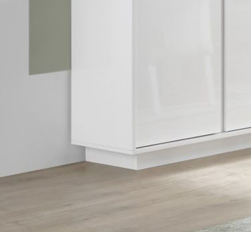 Madia moderna con 3 ante in finitura bianco lucido ZLCICEMAD3A