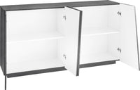 Madia credenza piccola, 4 ante Ardesia, ZTCVG26280458