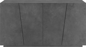 Madia credenza piccola, 4 ante Ardesia, ZTCVG26280458