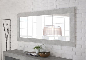 Credenza moderna Bianco Opaco e Beton, ZLCSKY-CBBE