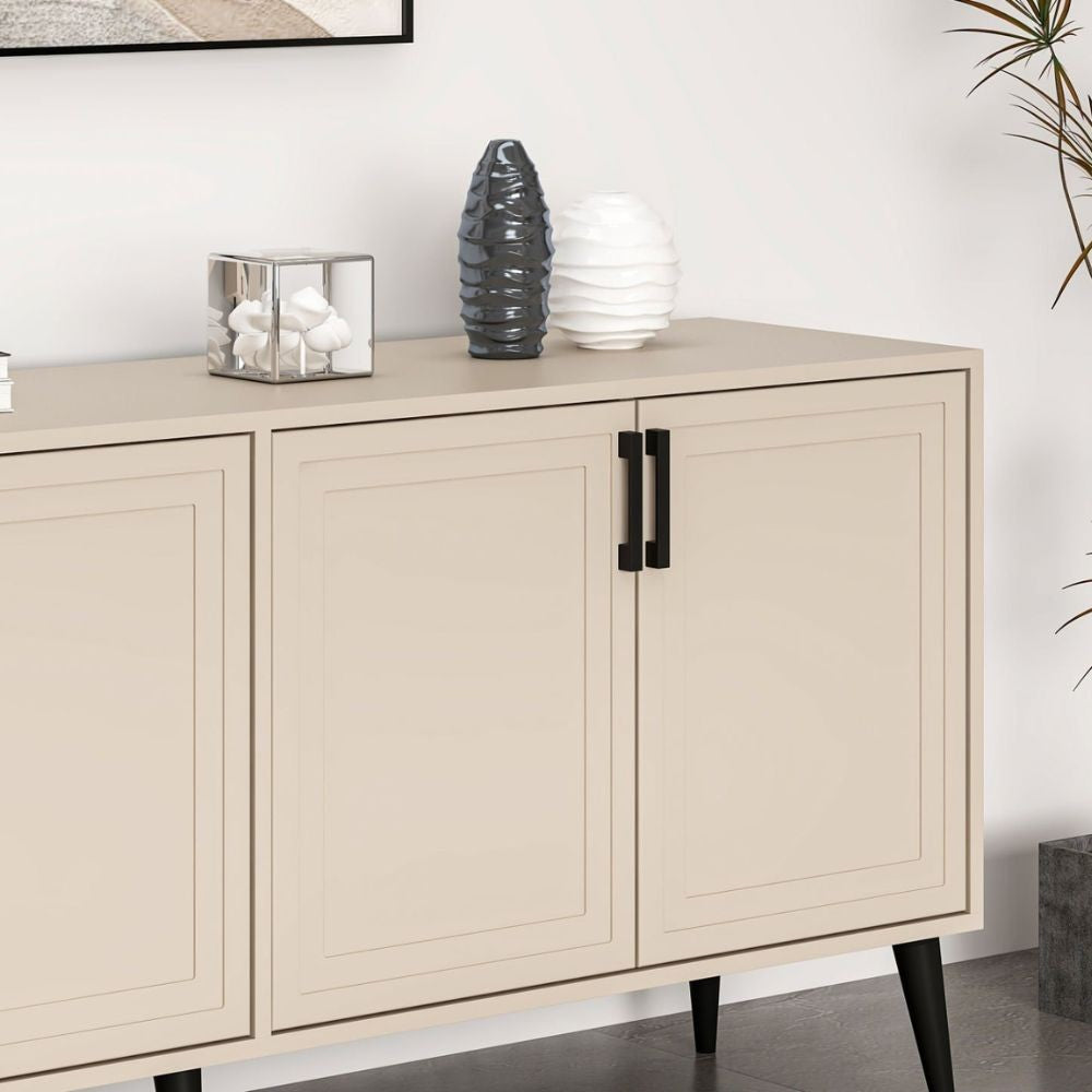 Madia Prime colore cashmere 180x45x80H - Eleganza e funzionalità per la tua casa