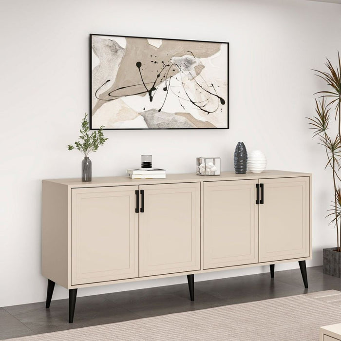 Madia Prime colore cashmere 180x45x80H - Eleganza e funzionalità per la tua casa