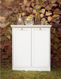 Madia, credenza con 2 ante Bianca, ZFRMADLAND2