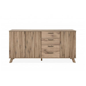 Madia Wellington51A 3 ante e 4 cassetti rovere