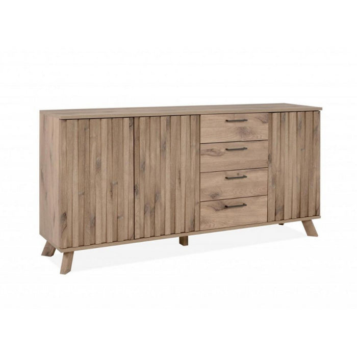 Madia Wellington51A 3 ante e 4 cassetti rovere